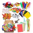 thumbnail image 2 of Children's Craft And : DIY Craft And Materials—including Pom Poms Buttons Sequins Craft Sticks And More. Arts And Crafts for Kids Ages 8-12 Girls Painting Diy Crafts for Kids Party DIY Arts Kids Arts, 2 of 8
