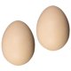 thumbnail image 4 of 2 huevos de gallina falsos pequeños artificiales Huevos de simulación decorativos Huevos de Pascua Decoraciones de huevos falsos, 4 of 4