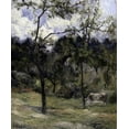 thumbnail image 2 of Gauguin, Paul 20x23 White Modern Wood Framed Museum Art Print Titled - Landscape of Normandy, 2 of 4