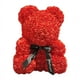 thumbnail image 2 of Oso rosa de PE con flor eterna, regalo de cumpleaños, regalo de San Valentín 520, regalo para novia, regalo creativo de flores artificiales, 2 of 6