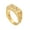 Gold, variant on Men's Stainless Steel Retro Personality Gothic Punk Square Irregular Stone Texture Crack Pattern Biker Ring Hip Hop Style Black Size 9