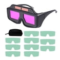 thumbnail image 1 of Máscara de soldar con gafas protectoras de gran campo de visión y oscurecimiento automático. Gafas con 10 lentes, 1 of 8