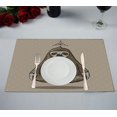 thumbnail image 1 of EREHome Cartoon Paresseux Médite Napperon Table Tapis de Tasse 12x18 Pouces, Ensemble de 2, 1 of 2