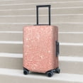 thumbnail image 3 of Wukai Rose Gold Glitter Elastic Luggage Cover: Personalized Protection for Your Suitcase - Fits 19~29-inch, Washable & Durable Travel Companion-X-Large, 3 of 8