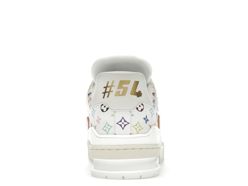 Louis Vuitton Men's LV Trainer Takashi Murakami White Shoes, from