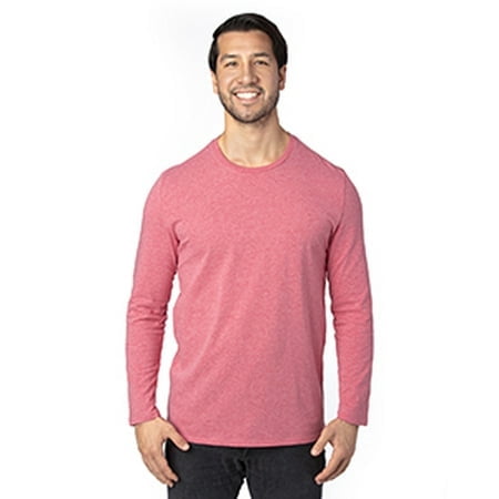 Men's Ultimate Long-Sleeve T-Shirt - RED HEATHER - M