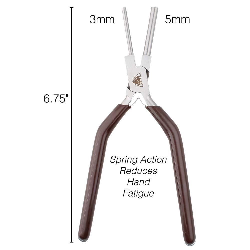 Bail-Making Pliers (3 Millimeters, 5 Millimeters), Filigree Tool for Bending Metal