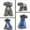 Blue, variant on Dog Jackets-Dog Coat with Harness Built in-Waterproof Dog Jacket-Dog Winter Coat with Zipper On Back-Snowsuit Pet Clothes Poop Bag Pockets-Reflective Dog Vest for Extra Small Dogs(S,)