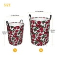 thumbnail image 4 of KLL Rose Flowers Waterproof Foldable Laundry Hamper Bucket with Handles for Storage Bin,Kids Room,Home Organizer (Medium ), 4 of 7