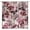 Pink Gray, variant on Burgundy Floral Shower Curtain Watercolor Flower Blooms Rustic Spring Rose Botanical Vintage Woman Fabric Home Bathroom Decor Set with Hooks（84" Wx70 H）