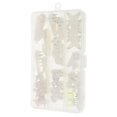 thumbnail image 1 of AMLESO 40 Pieces/Set of Home Picture Photo Hanging Hooks Invisible Nail Hangers White, 1 of 3