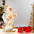 thumbnail image 6 of Santa Claus Doll, Santa Claus Sledge Figurine, Festive Statue, Xmas Santa Claus Ornaments for Table Party Indoor Decoration Style C, 6 of 8