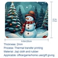 thumbnail image 5 of Snowman 8.3x9.8 Inch Square Non-Slip Rubber Bottom Mouse Pad, Desk Pad, Desk Mat - Printed Design for Office and Gaming, 5 of 6