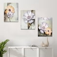 thumbnail image 4 of 3 Pieces Wall Art Canvas Prints - Yellow and White Flowers Picture Painting - Modern Wall Artwork Framed for Gifts Bathroom Living Room Home Office Decor - 12 x 16 Inch, 4 of 6
