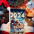 thumbnail image 7 of 2024 Christmas Countdown Sets - 2D Home Chicken Ornaments with Santa Hats for Holiday Decoration - Advent Calendar Tree Ornaments Set (24 ), 7 of 7