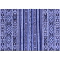 thumbnail image 1 of Ahgly Company Indoor Rectangle Abstract Blue Modern Area Rugs, 8' x 12', 1 of 4