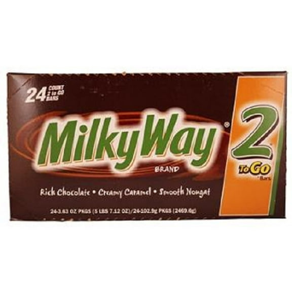 Milky Way, King Size Chocolate, Count 24 (3.63 oz) - Chocolate Candy / Grab Varieties & Flavors