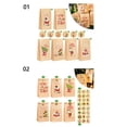 thumbnail image 2 of 24Sets Party Candy Holiday Xmas Gift Wrapping Snowman Fox Santa Claus Christmas Kraft Paper Bags Favor Bag 03, 2 of 8