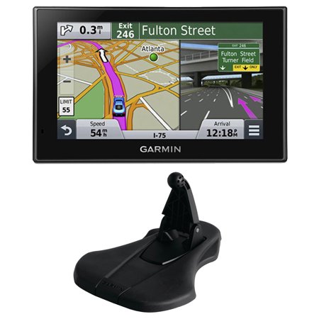 Garmin Nuvi 2589LMT 010-01187-05 North America Bluetooth Voice Activated 5 inch Lifetime Maps and Traffic USA Canada Mexico Maps GPS Friction Mount Bundle- Includes GPS, and Garmin Portable Friction