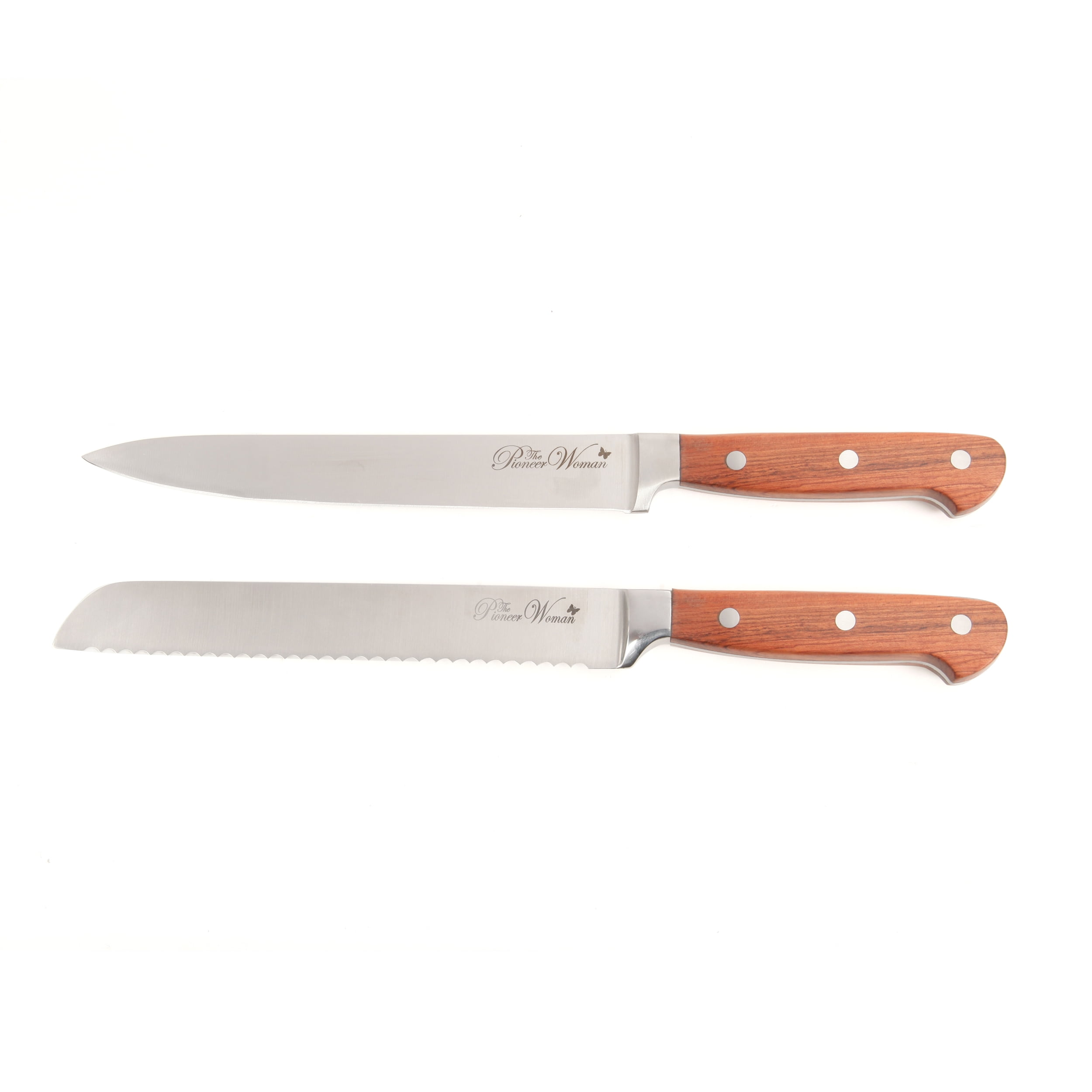 Pioneer Woman Rustic Knife Block Set with Rosewood Handles $50.58! (Reg.  $70.35) - Freebies2Deals