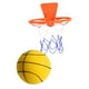 thumbnail image 4 of Baloncesto silencioso con aro, sin ruido, sin sonido, pelota de espuma de alta densidad para niños Talla 3, 4 of 9