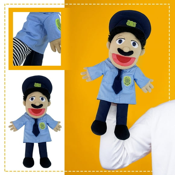 21.6" Jeffy Puppet SML Toys, Jeffy Puppets Sml Toy, Mischievous Funny Puppets Toy, for Children Boys Girls Jeffy Role-Playing, for Kids Ages 0-4 Jeffy (55cm)