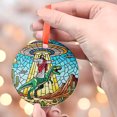 thumbnail image 4 of Ufo Abduction Jesus Christmas Ornament, Ceramic/Acrylic Ornament, Mother’s Day Ornament, Love Day Home Decor, Celebration Hanging Decor, Treasured Memory 2025, 4 of 5