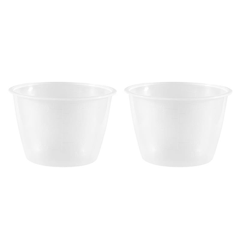 Chyoo Plastic Transparent Graduated Measuring Cups Rice Measuring Cups  Electric Rice Cooker Replacement Cups Kitchen Supplies Clear 2 Pack One Size
