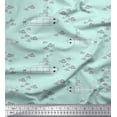thumbnail image 1 of Soimoi Cotton Voile Fabric Submarine & Fish Night Wear Print Fabric by The Yard 42 Inch Wide, 1 of 1