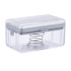 thumbnail image 1 of Jabonera automática con espuma, a prueba de fugas, para viajes, con tapa, contenedor de jabón de viaje, estuche portátil para jabón, jabón para ducha, baño, cocina, bañera, esponjas para mantener las, 1 of 6