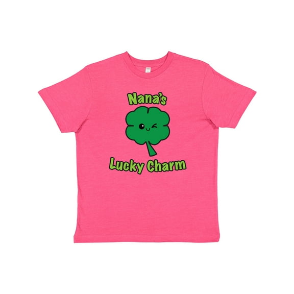 Inktastic Nana's Lucky Charm Youth T-Shirt