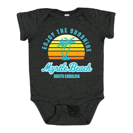 

Inktastic Summer Enjoy the Sunshine Myrtle Beach South Carolina Blue Gift Baby Boy or Baby Girl Bodysuit