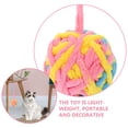 thumbnail image 4 of 4 piezas de juguetes para mascotas, bola de hilo para masticar, interactivo para gatos de interior, poste rascador con resortes, 4 of 6