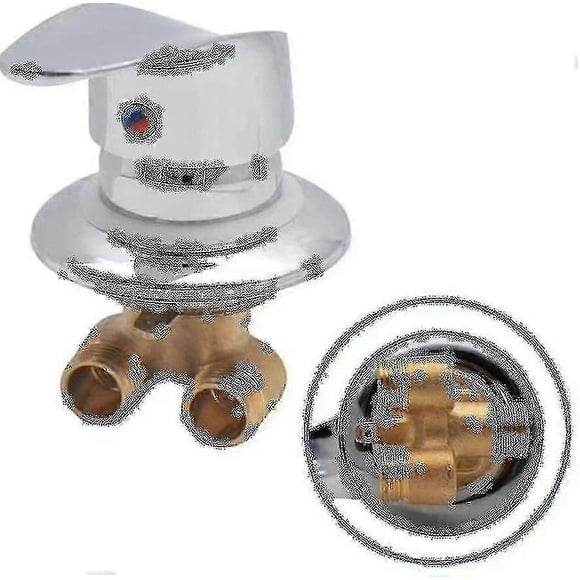 Shower room mixer tap brass shower faucet outlet diverter chrome shower mixer tap