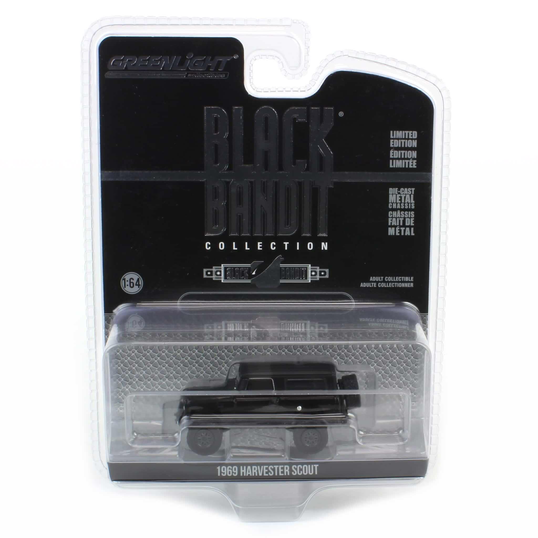 thumbnail image 5 of 1/64 Greenlight 1969 Harvester Scout Lifted, Black Bandit Series 29 28150-B, 5 of 5