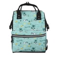 thumbnail image 1 of Disketp Hawaiian Style for Large Capacity Multi-pocket Baby Bag, Multifunctional Travel Backpack Diaper Bag, Care Bag, Unisex, Fashionable and Durable, 1 of 6