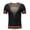 B_Black African Tribal Graphic T-Shirts, variant on Men's Short Sleeve V-Neck Ethnic Shirts African Tribal Graphic T Shirts Summer Casual Vintage Printed Tees Loungewear Lightweight Tops White XL