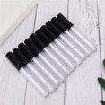 thumbnail image 2 of destyer 10 Pcs Bouteille de Gloss à Lèvres Rechargeable DIY Tube Vide pour Baume à Lèvres Accessoire Outil de Maquillage (2.5ml/pc) (Couvercle Noir (Bouteille Transparente)), 2 of 8