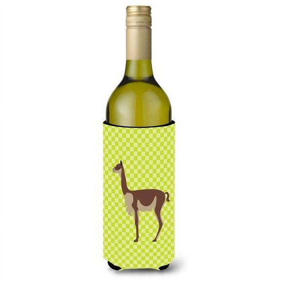 Carolines Treasures BB7743LITERK Vicugna or Vicuna Green Wine Bottle Beverge Insulator Hugger