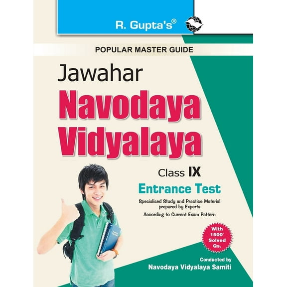 Jawahar Navodaya Vidyalaya Entrance Exam Guide for (9th) Class IX, (Paperback)