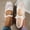White, variant on Women's Mesh Ballet Flats Lace Sandals Buckle Strap Open Square Toe Slip on Fishnet Flat Shoes White 8.5(41)