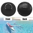 thumbnail image 4 of Unique Bargains 6 Pcs Patch Anneau D PVC Acier Inoxydable Forme Ronde Coussin Anneau D Gris pour Kayak Canot Pont, 4 of 7