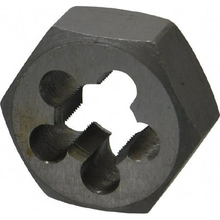 

Value Collection M12x0.75 Metric Fine Thread 1-1/16 Hex Right Hand Thread Hex Rethreading Die Carbon Steel 1/2 Thick
