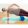 thumbnail image 4 of Sol Living High-Density Foam Roller - For Muscular Relaxation, Workouts & Physical Therapy - Stretch, Massage and Relieve Tension in Muscles - Firm & Durable - Blue, 36" x 6", 4 of 4