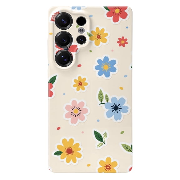 SKLYDDI Cute Aesthetic Blue Case for Galaxy S25 Ultra - 118