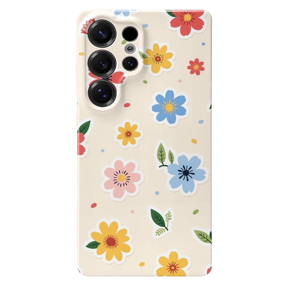 SKLYDDI Cute Aesthetic Blue Case for Galaxy A55 5G