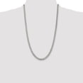 thumbnail image 4 of Auriga Fine Jewelry 925 Sterling Silver 5.5 mm Pav‚ Curb Chain Necklace for Women 26", 4 of 7