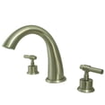 thumbnail image 4 of Kingston Brass Milano Two Handle Roman Tub Filler, 4 of 4