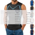 thumbnail image 3 of Thousandth Men Sleeveless Compression Tank Tops Crew Neck Breathable Athletic Tees Stretch Moisture Wicking Shirts for Running Gym Training Daily Tops, 3 of 8