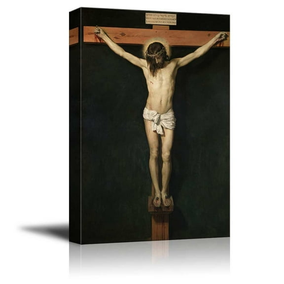 wall26 - Christ Crucified by Diego Velazquez - Canvas Art Wall Art - 12" x 18"